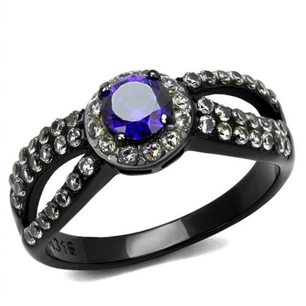 115 Ct Zirconia Stainless Steel Engagement Ring